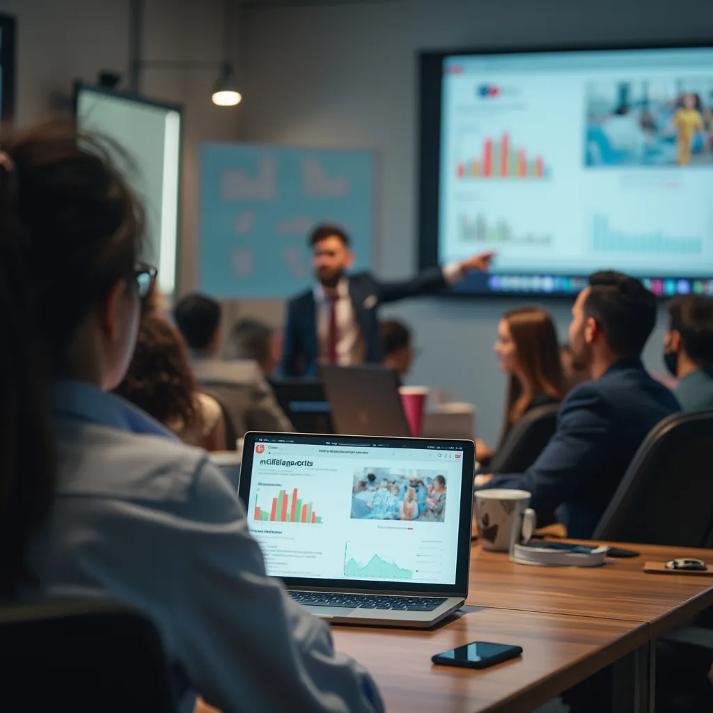 Networking lors d'un webinaire